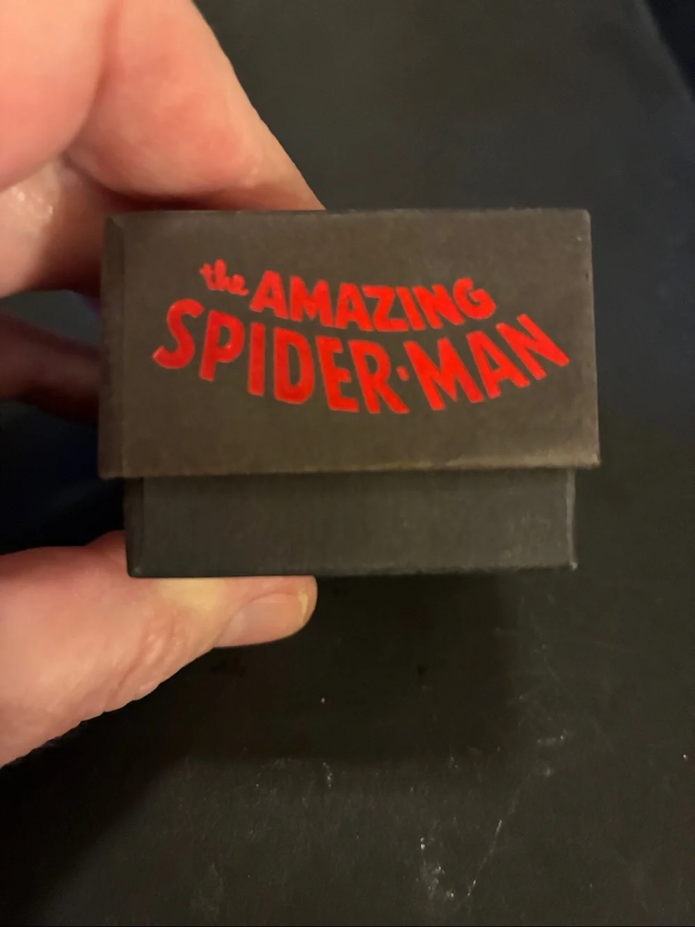 Spider Web Ring Stainless Steel    — Black & Silver Vintage